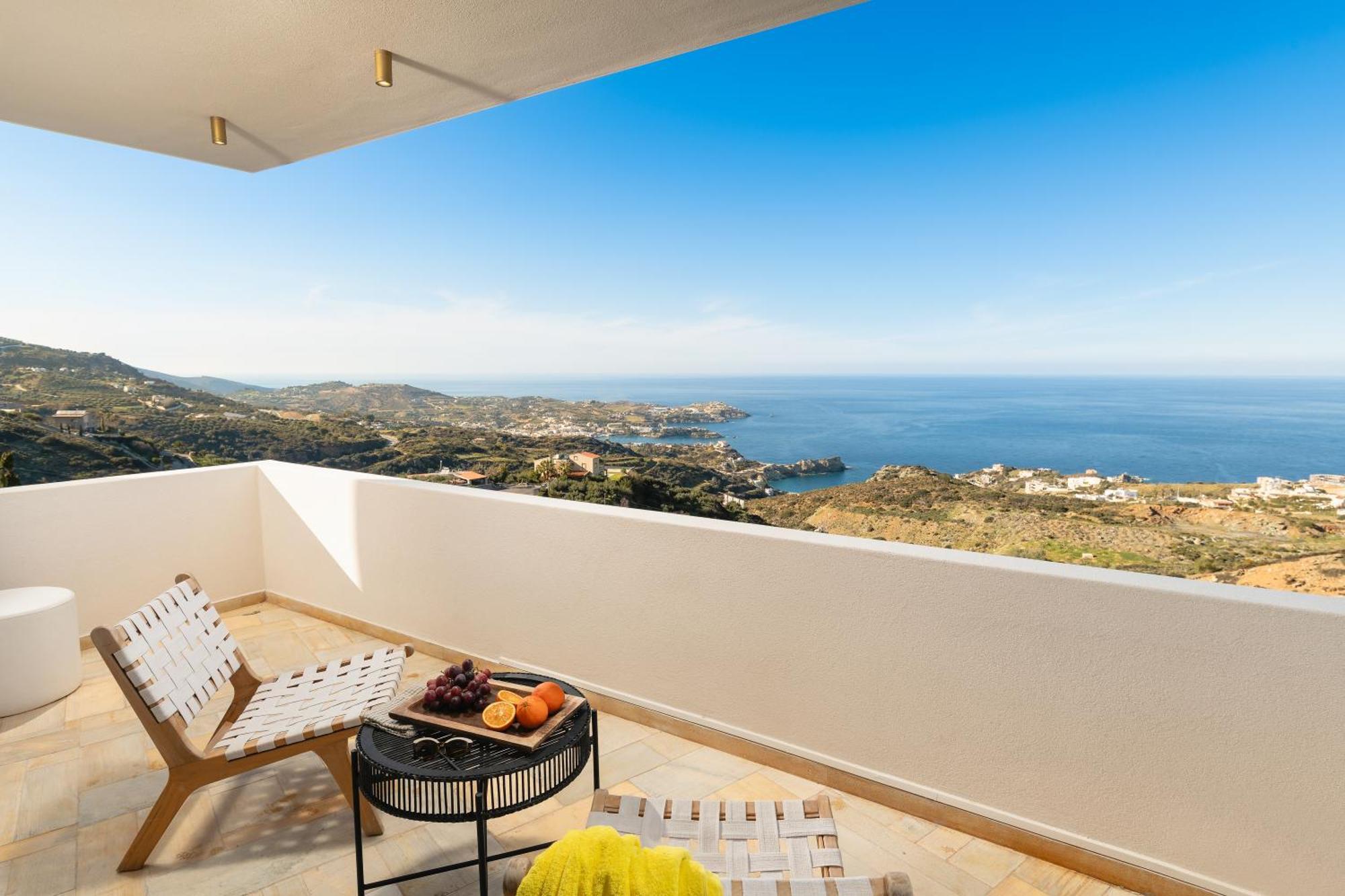 Minimalist Mediterranean Blue Key Villa With Sea View & Infinity Heated Pool Agia Pelagia  Exterior foto
