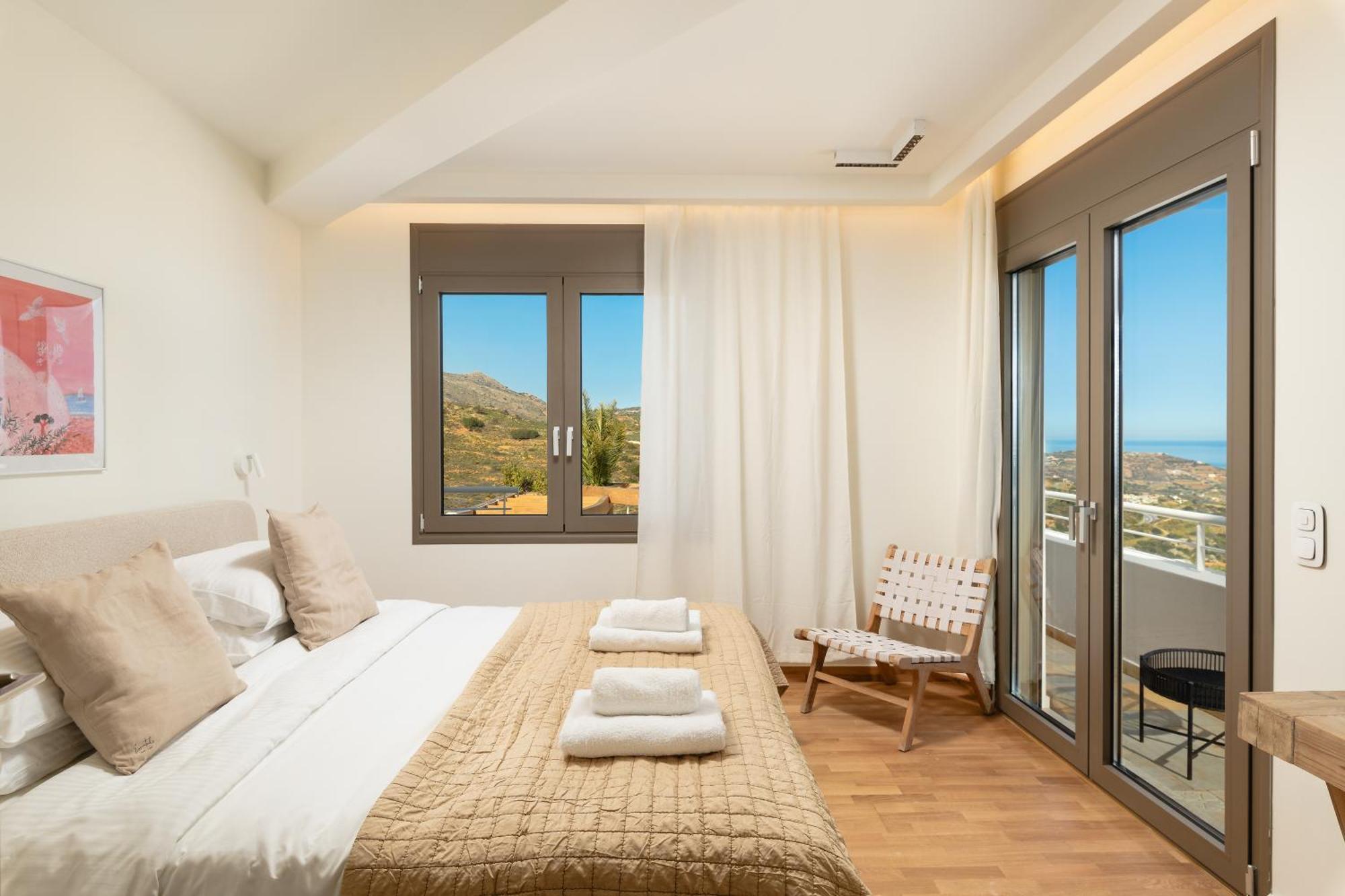 Minimalist Mediterranean Blue Key Villa With Sea View & Infinity Heated Pool Agia Pelagia  Exterior foto